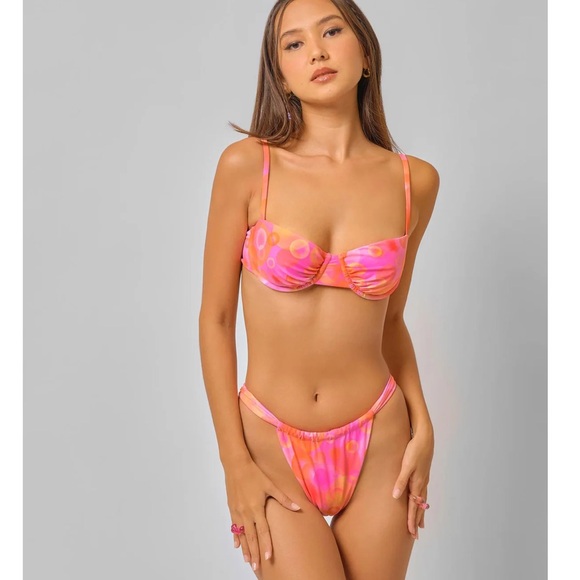 Blackbough Swim Georgia Ruched Bikini (S) - Picture 2 of 2